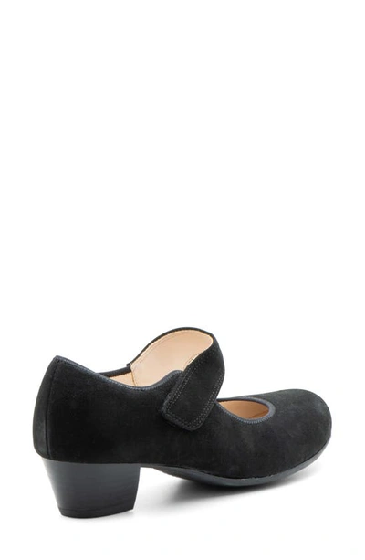 Ara Calico 2.0 Mary Jane Pump In Black Suede