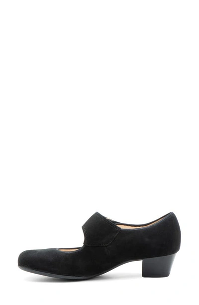 Ara Calico 2.0 Mary Jane Pump In Black Suede