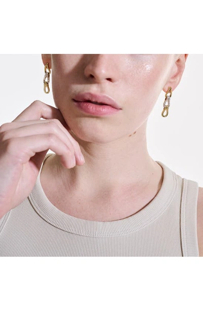 John Hardy Women's Surf Two-tone 14k Gold & 0.89 Tcw Link Drop Earrings In Gold