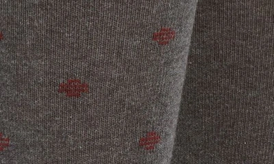 Shop Hugo Boss Assorted 2-pack Dots Dress Socks In Medium Grey