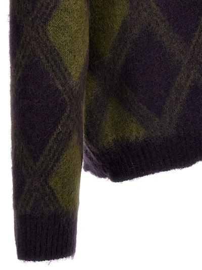Shop Needles Diamond-shaped Mohair Cardigan Sweater, Cardigans Multicolor