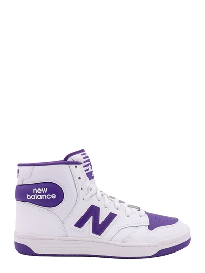 Shop New Balance Bicolor Leather Sneakers