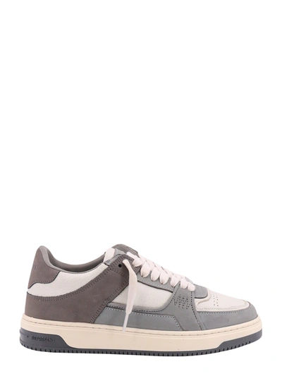 Shop Represent Leather And Suede Sneakers