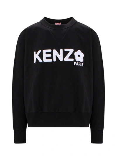 Shop Kenzo Cotton Sweatshirt With Boke Flower 2.0 Print