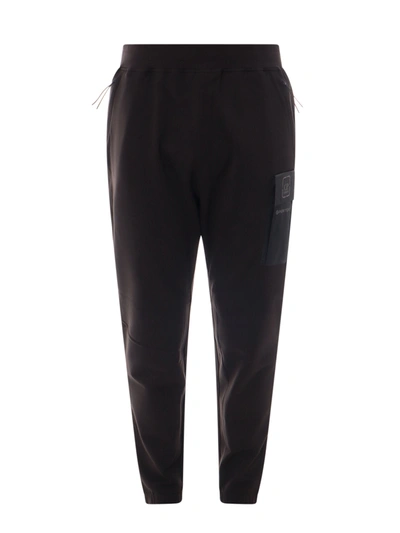 Shop C.p. Company Stretch Cotton Trouser With Nylon Applied Pockets