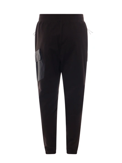 Shop C.p. Company Stretch Cotton Trouser With Nylon Applied Pockets