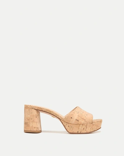 Shop Veronica Beard Dali Block-heel Sandal In Natural
