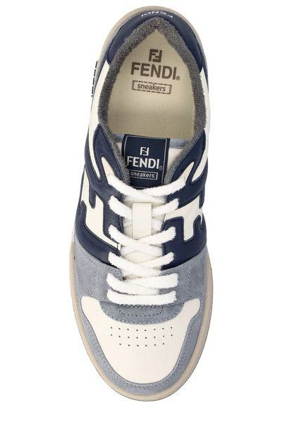 Shop Fendi Sneakers In Ciel