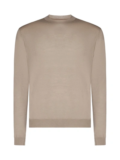 Shop Low Brand Sweaters In Bone White