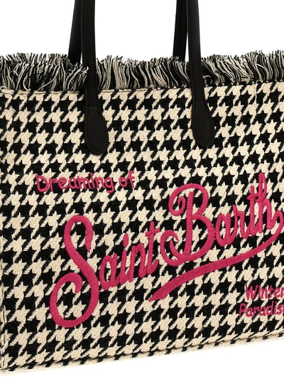 Shop Mc2 Saint Barth 'vanity' Handbag In White/black