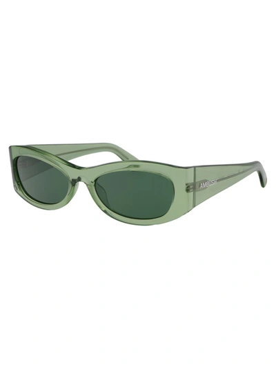 Shop Ambush Sunglasses In 7055 Green