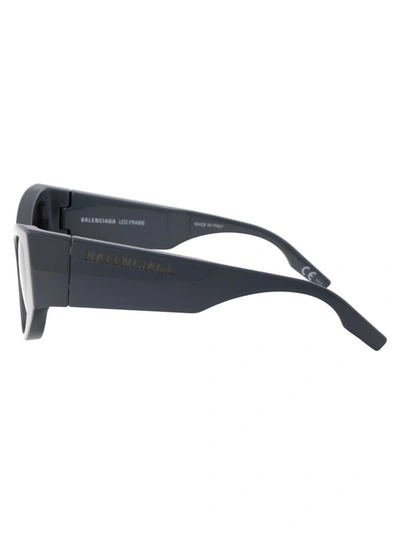 Shop Balenciaga Sunglasses In 004 Grey Grey Grey