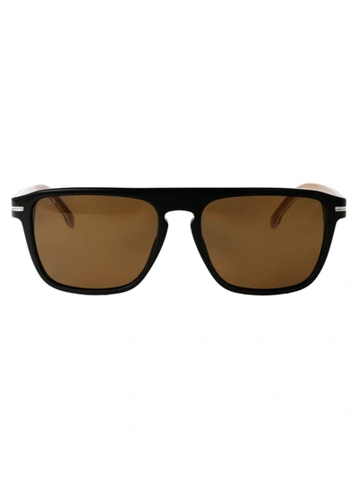 Shop Hugo Boss Boss  Sunglasses In 80770 Black