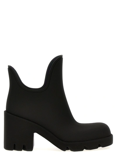 Shop Burberry 'marsh' Ankle Boots In Black