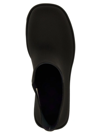 Burberry Marsh Rubber Ankle Rain Booties In Black