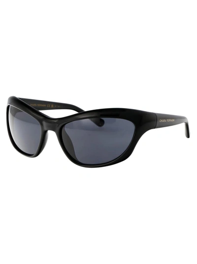 Shop Chiara Ferragni Sunglasses In 807ir Black