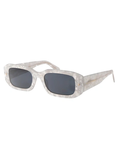 Shop Chiara Ferragni Sunglasses In 7apir Pearled White