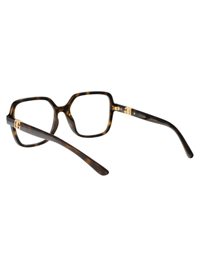 Dolce & Gabbana Tortoiseshell Square-frame Glasses In 502 Havana