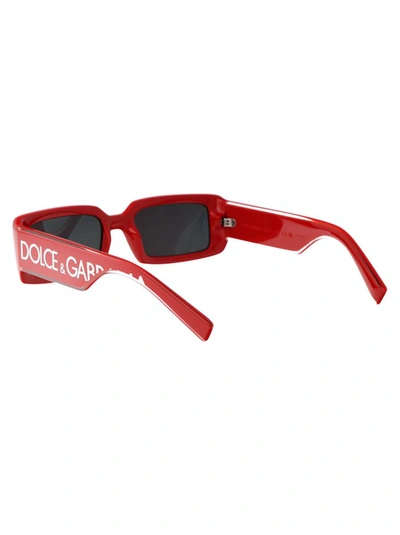 Shop Dolce & Gabbana Sunglasses In 309687 Red