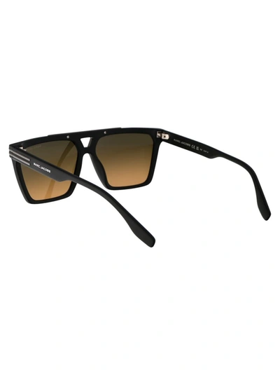 Shop Marc Jacobs Sunglasses In 003se Matte Black