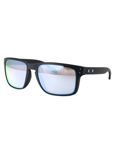 Shop Oakley Sunglasses In 941739 Blue Steel