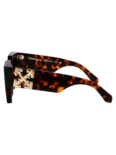 Shop Off-white Sunglasses In 6055 Havana