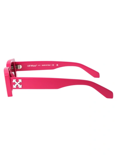 Shop Off-white Sunglasses In 3007 Pink