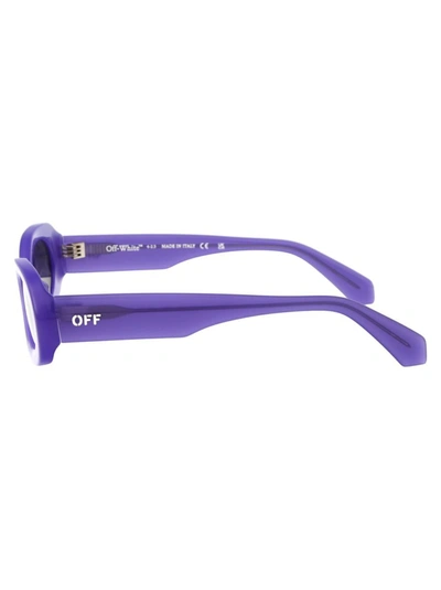 Shop Off-white Sunglasses In 3707 Purple