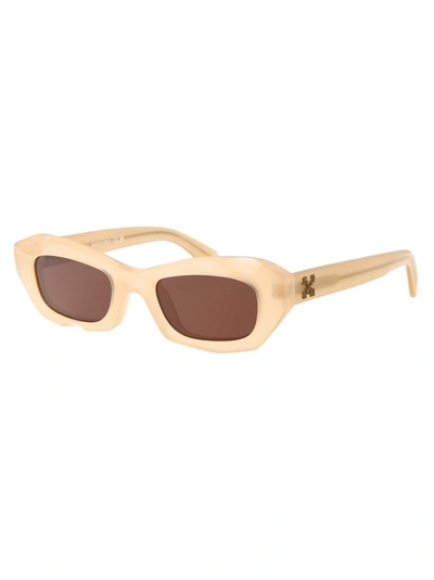 Shop Off-white Sunglasses In 1760 Sand