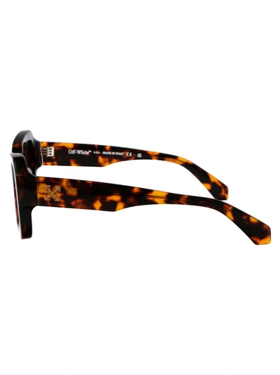 Shop Off-white Sunglasses In 6064 Havana