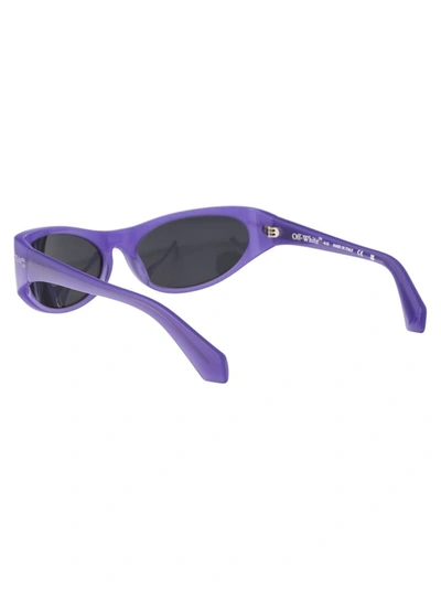 Off-white Sunglasses In 3707 Purple