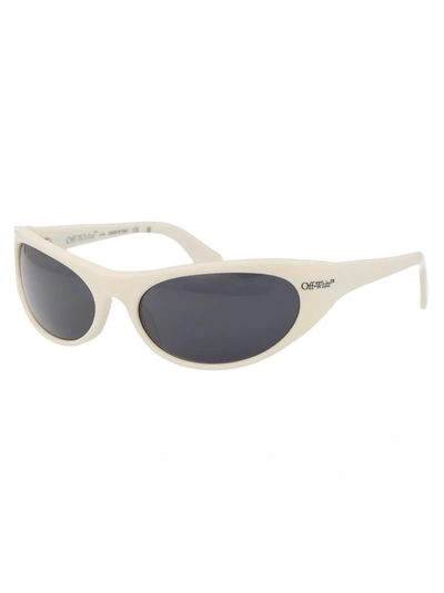 Shop Off-white Sunglasses In 0107 White