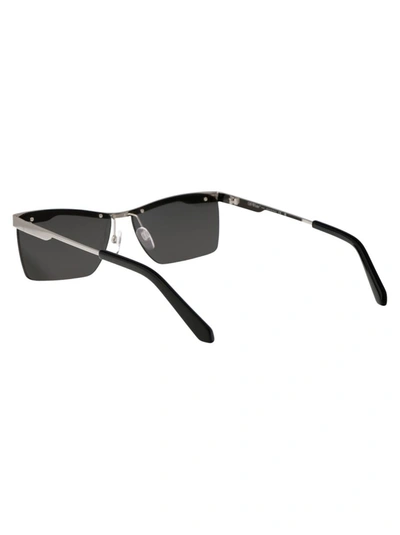 Shop Off-white Sunglasses In 7272 Silver