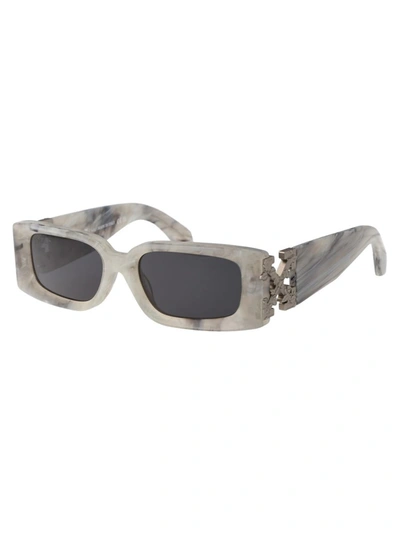 Shop Off-white Sunglasses In 0807 Marble