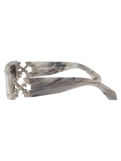 Shop Off-white Sunglasses In 0807 Marble