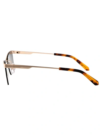 Shop Off-white Sunglasses In 7676 Gold