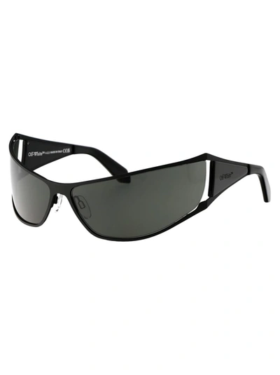 Off-white Womens Oeri102 Luna Sunglasses In Black From Ebay Endless Runway In 1007 Black