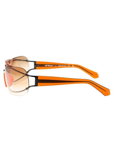 Shop Off-white Sunglasses In 7720 Gun Metal