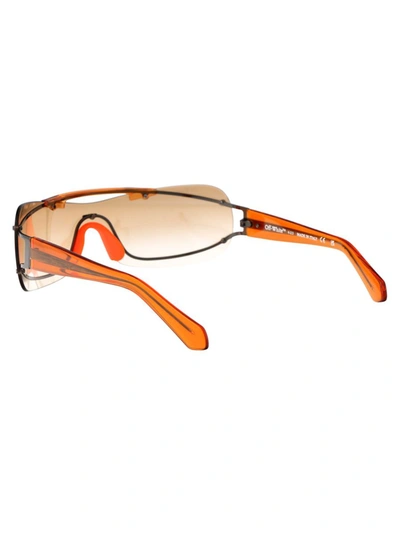 Shop Off-white Sunglasses In 7720 Gun Metal
