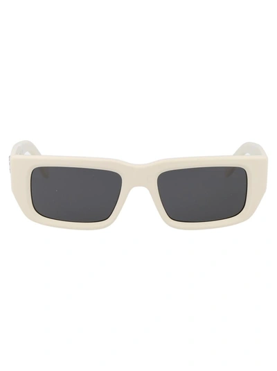 Shop Palm Angels Sunglasses In 0107 White