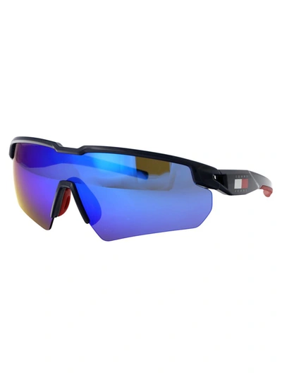 Shop Tommy Hilfiger Sunglasses In Pjpz0 Blue