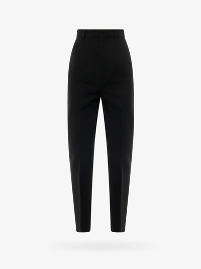 Shop Saint Laurent Trouser In Black