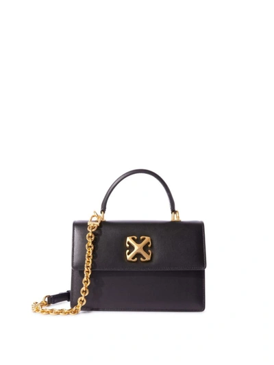Shop Off-white Top Handle Bags In Black