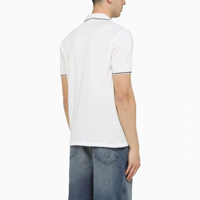 Shop Ami Alexandre Mattiussi Ami Paris Polo Shirt With Logo In White