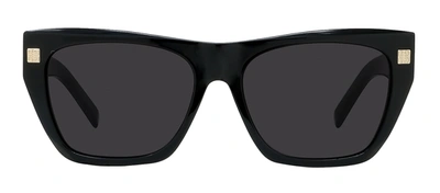 Shop Givenchy Gv40061u 01a Flattop Sunglasses In Grey