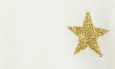 Caslon Scattered Star Sweater In Ivory- Gold Scattered Stars