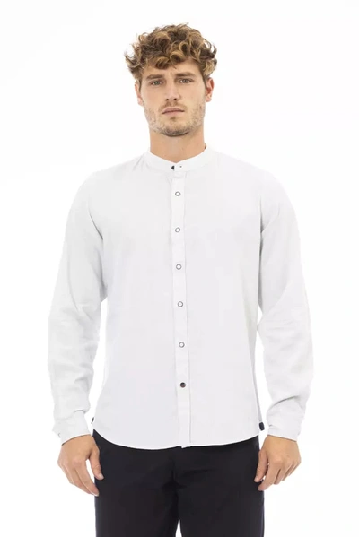 Shop Baldinini Trend White Rayon Shirt