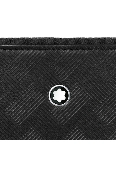 Shop Montblanc Extreme 3.0 Leather Pouch In Black