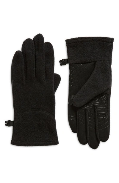 Shop Ur Recycled Fleece Gloves In Black