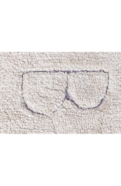 Lorena Canals Rugcycled Abc Washable Cotton Blend Rug In Natural Rugcycled Yarn